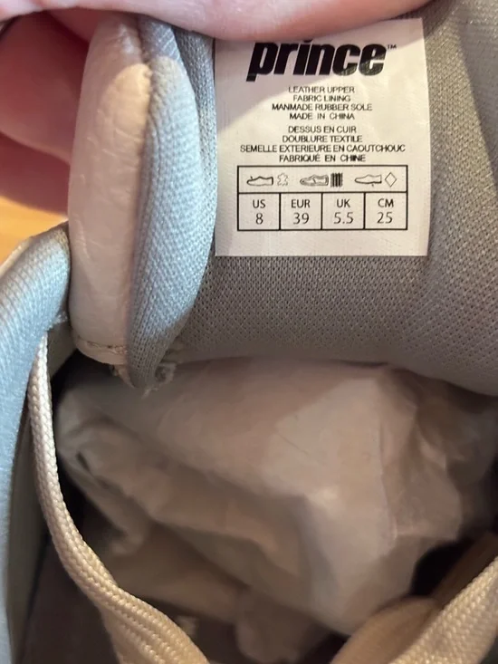 Prince Beige and Pink Casual Sneakers - Picture 5 of 8